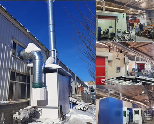 長(cháng)春機器人焊接房體式集中除塵案例